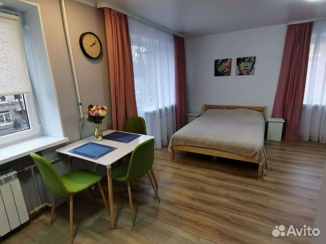 

Квартира-студия, 33 м², 1 кровать