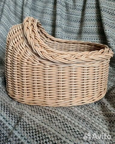 Люлька плетеная для куклы