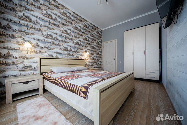 

1-к. квартира, 45 м², 2 кровати