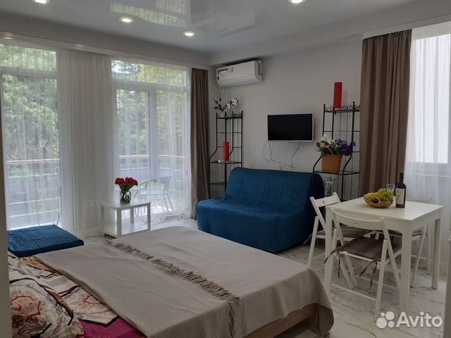 

Квартира-студия, 30 м², 2 кровати