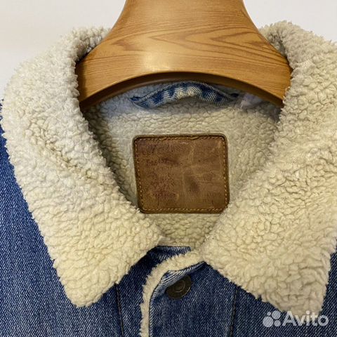 Джинсовая куртка levis шерпа shearp jeans