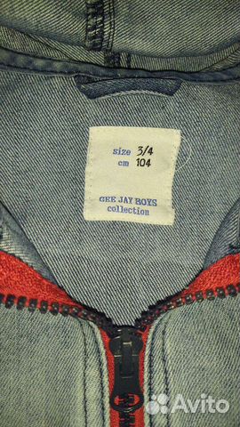 Джинсовая куртка gloria jeans size 3/4, 104 cm