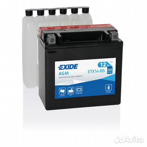 Мото аккумулятор Exide ETX14-BS
