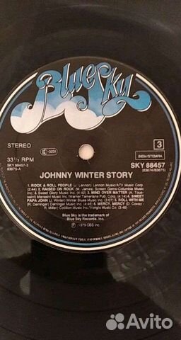 Винил. Johnny Winter Story