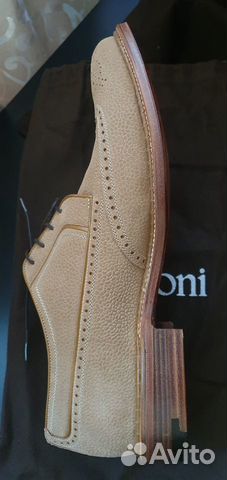 Ботинки мужские A. Testoni размер 40,5