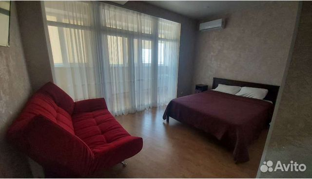 

1-к. квартира, 55 м², 3 кровати