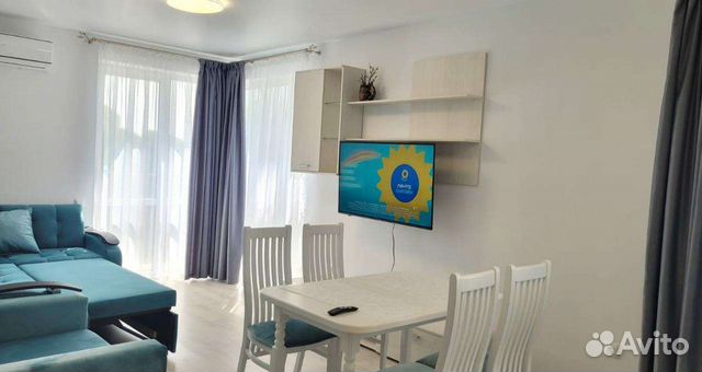 

1-к. квартира, 62 м², 4 кровати