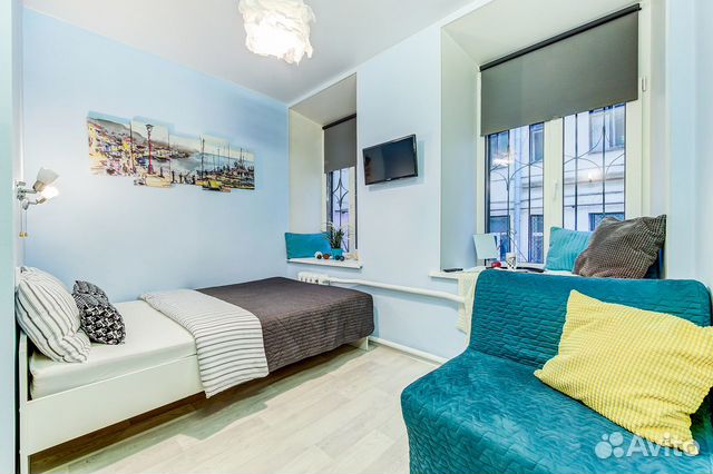 

Квартира-студия, 24 м², 2 кровати