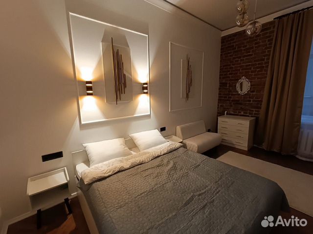

1-к. квартира, 52 м², 2 кровати