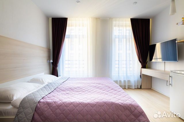 

Квартира-студия, 35 м², 2 кровати