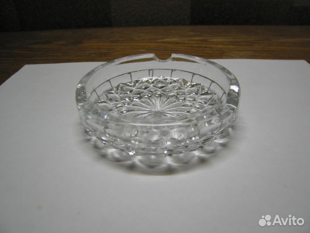 Пресс-хрусталь пепельница СССР винтаж