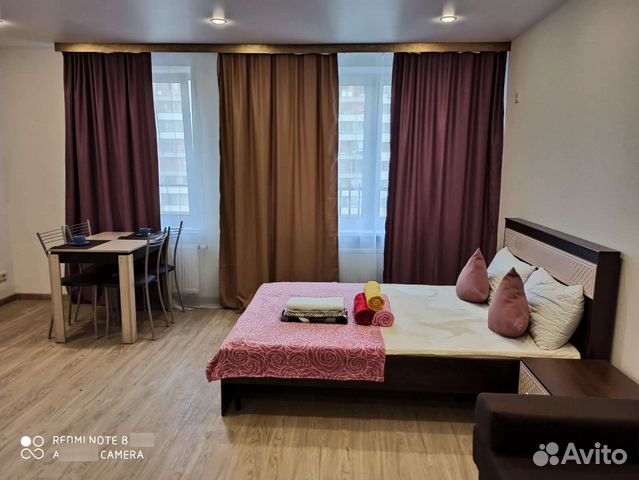 

Квартира-студия, 35 м², 2 кровати