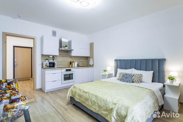 

Квартира-студия, 29 м², 2 кровати
