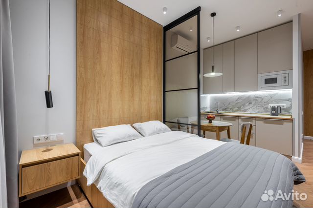 

Квартира-студия, 27 м², 1 кровать