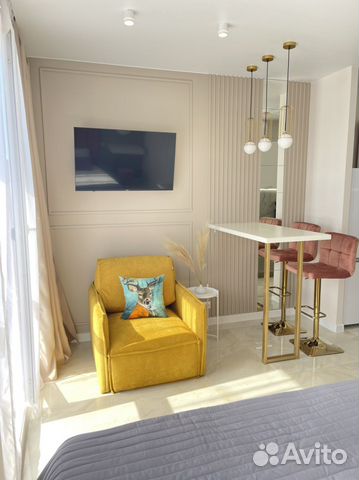 

Квартира-студия, 23 м², 2 кровати