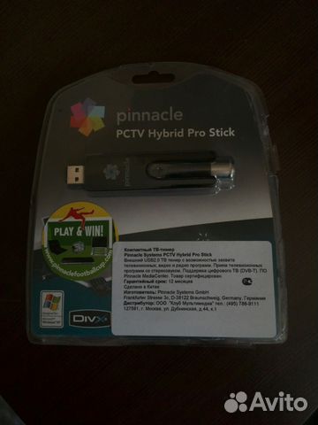 Pinnacle pctv Hybrid Pro Stick Pinnacle pctv Hybrid Pro Stick