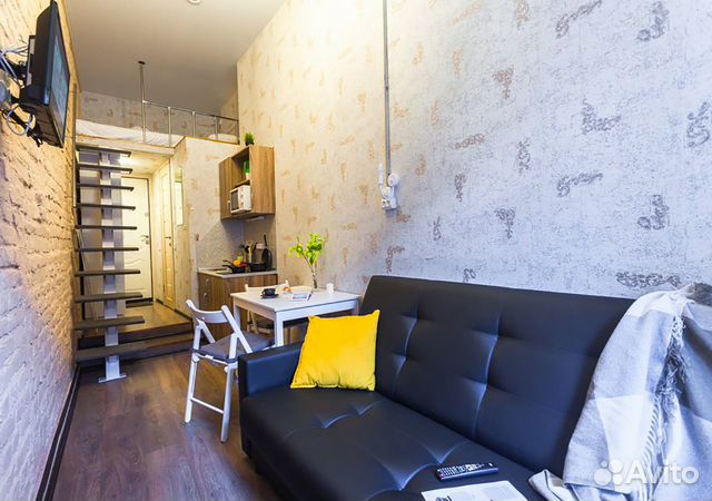 

Квартира-студия, 17 м², 2 кровати
