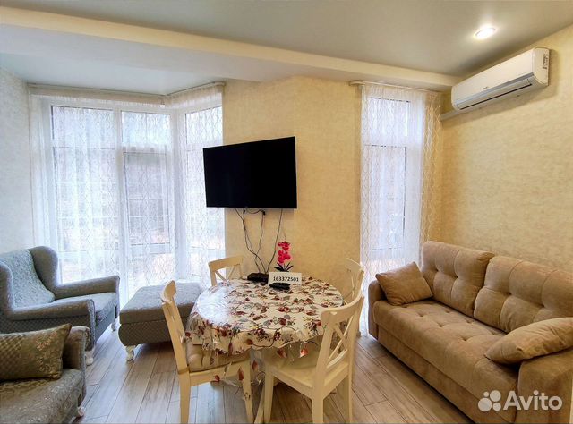

Квартира-студия, 40 м², 2 кровати