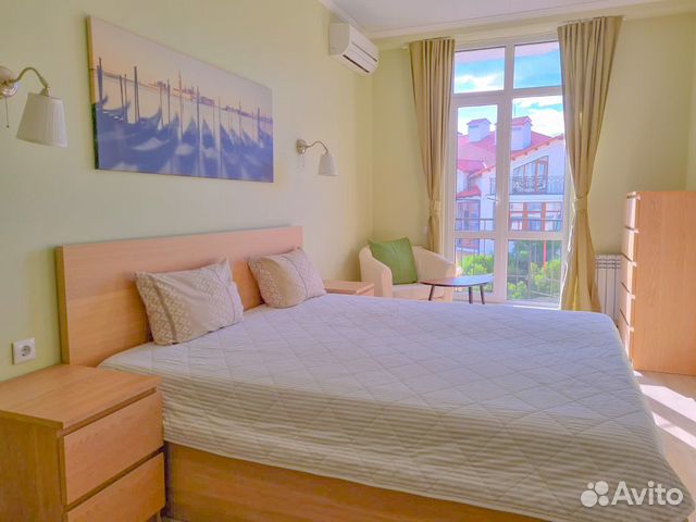 

1-к. квартира, 44 м², 3 кровати