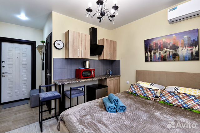 

Квартира-студия, 17 м², 1 кровать