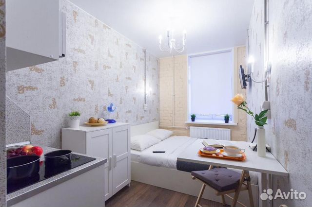 

Квартира-студия, 12 м², 1 кровать