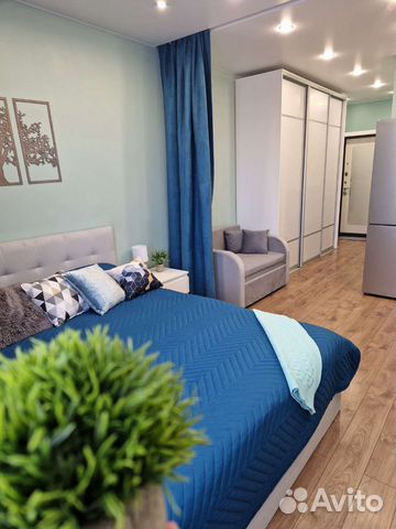

Квартира-студия, 30 м², 2 кровати