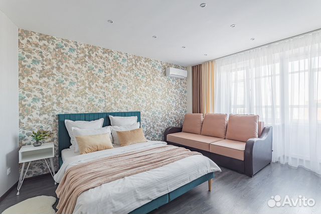 

1-к. квартира, 52 м², 2 кровати
