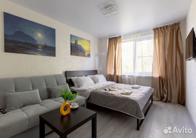 

1-к. квартира, 32 м², 3 кровати