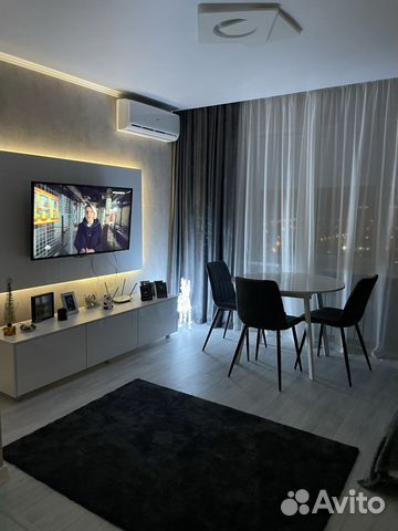 

Квартира-студия, 42 м², 2 кровати