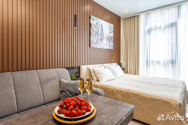 

Квартира-студия, 26 м², 2 кровати