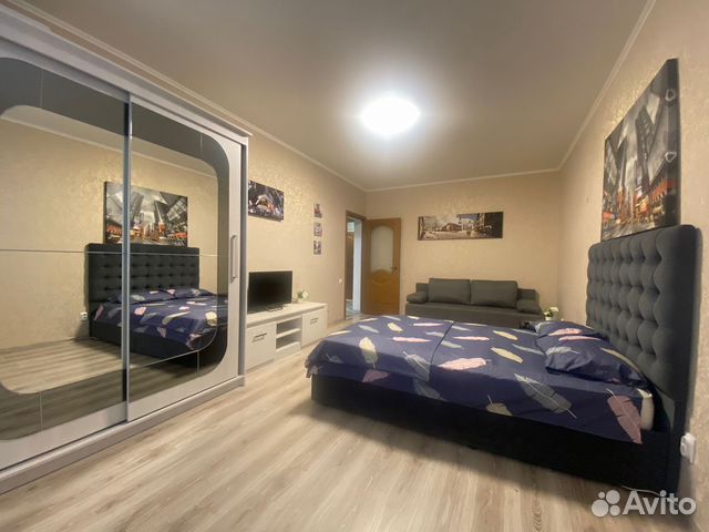 

1-к. квартира, 46 м², 2 кровати