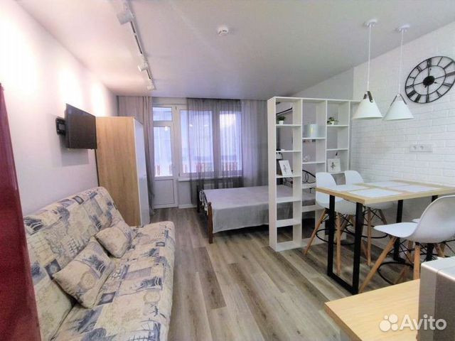 

Квартира-студия, 38 м², 2 кровати