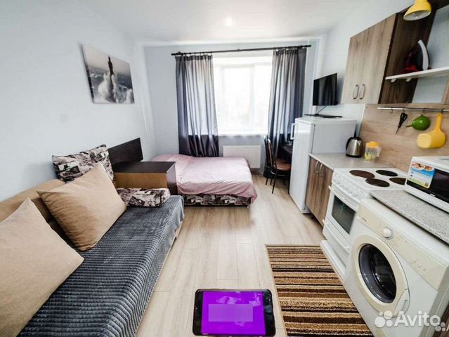 

Квартира-студия, 18 м², 2 кровати