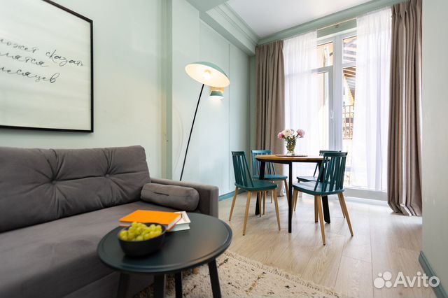 

1-к. квартира, 43 м², 2 кровати