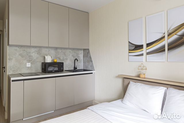

Квартира-студия, 17 м², 1 кровать