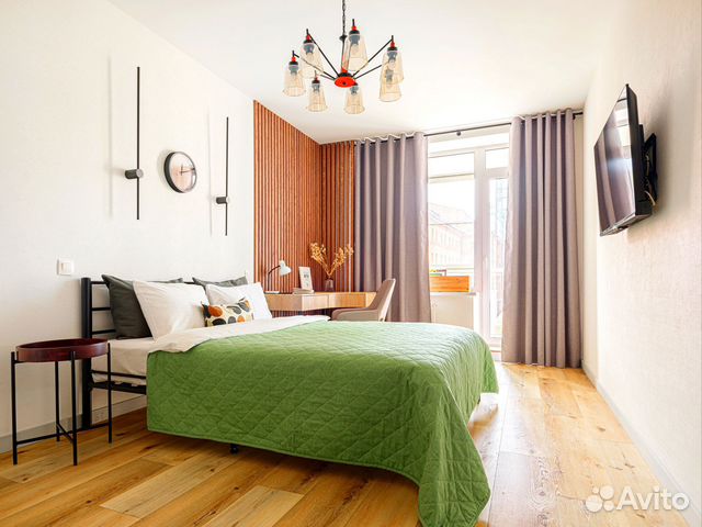 

1-к. квартира, 43 м², 2 кровати