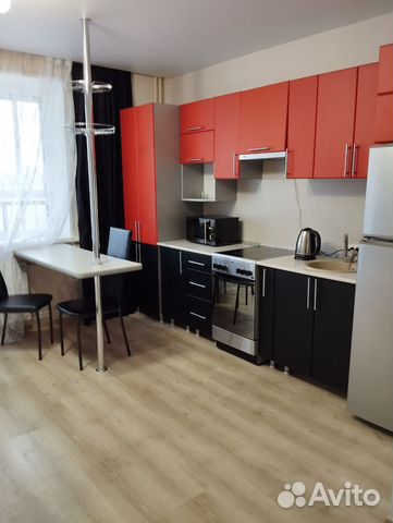 

Квартира-студия, 28 м², 2 кровати