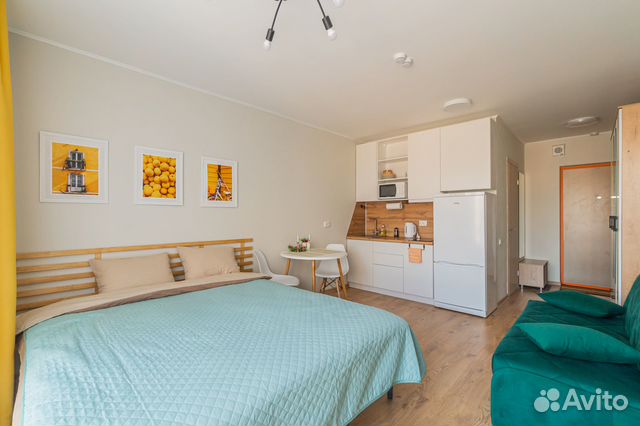 

Квартира-студия, 25 м², 2 кровати