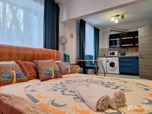 

Квартира-студия, 32 м², 2 кровати