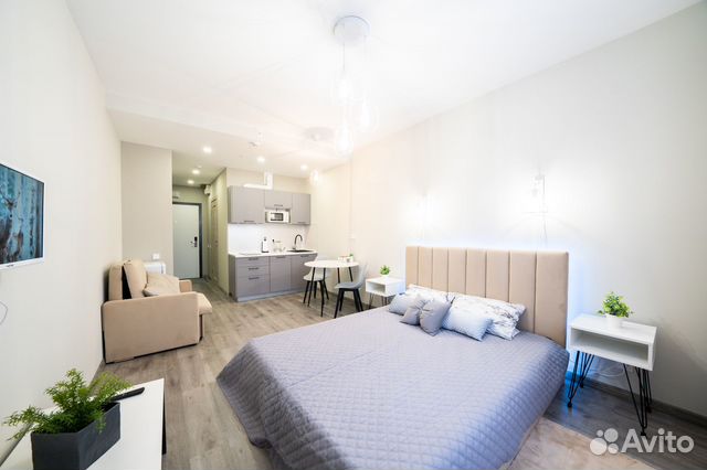 

Квартира-студия, 28 м², 2 кровати