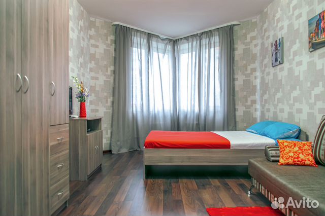 

1-к. квартира, 40 м², 2 кровати