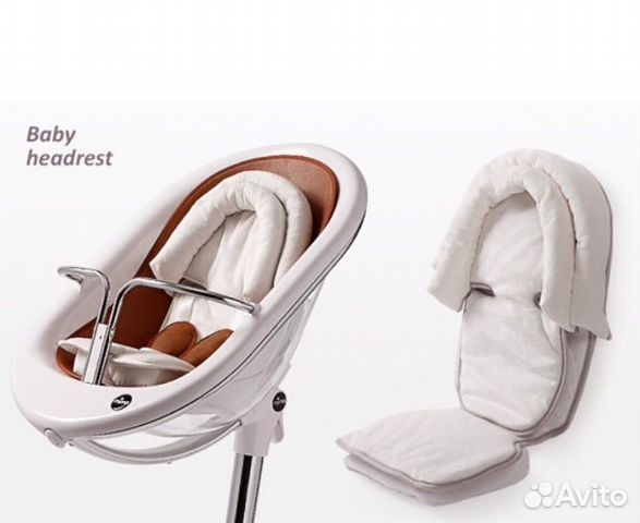 Новый стульчик для кормления Mima Moon белый
