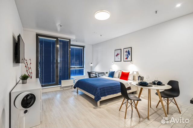 

Квартира-студия, 35 м², 1 кровать