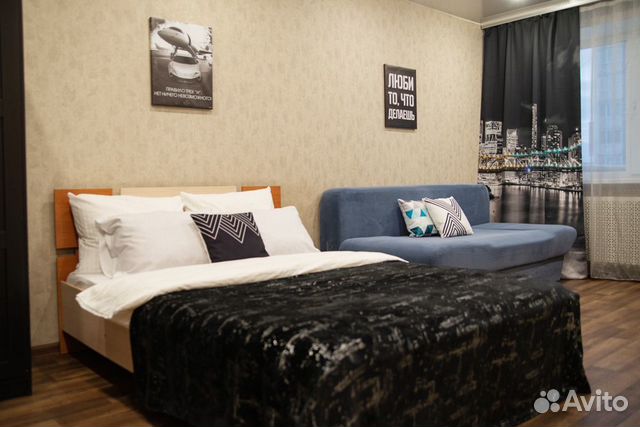 

1-к. квартира, 42 м², 2 кровати
