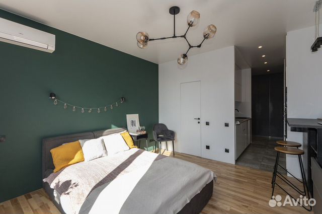 

Квартира-студия, 32 м², 1 кровать