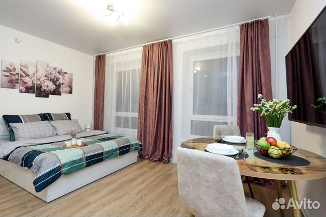 

Квартира-студия, 26,8 м², 1 кровать
