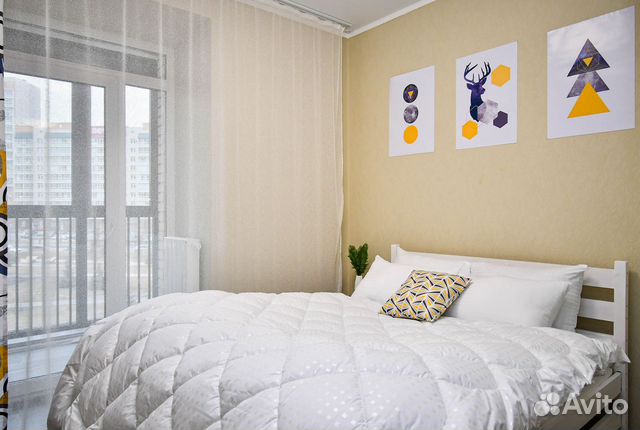

1-к. квартира, 50 м², 2 кровати
