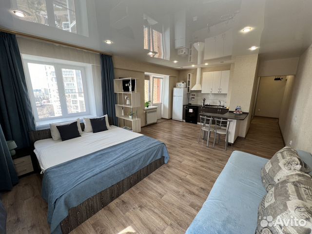 

Квартира-студия, 40 м², 2 кровати