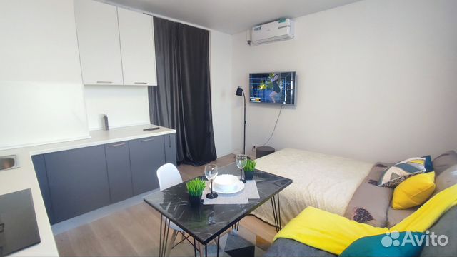 

Квартира-студия, 25 м², 2 кровати