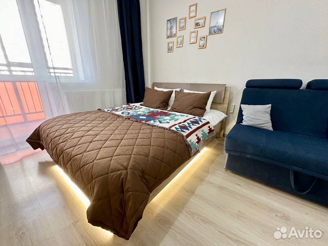 

Квартира-студия, 35 м², 1 кровать